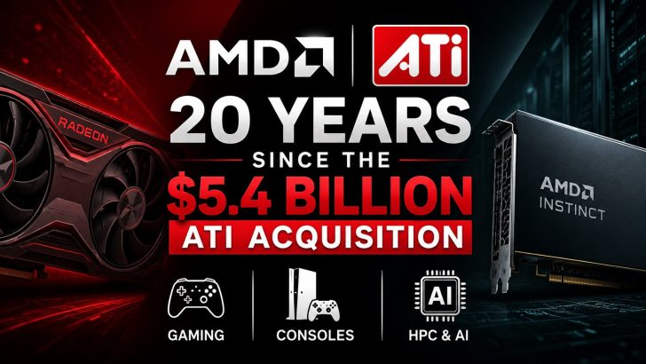 AMD收购ATI二十周年：从游戏、主机到高性能计算与AI